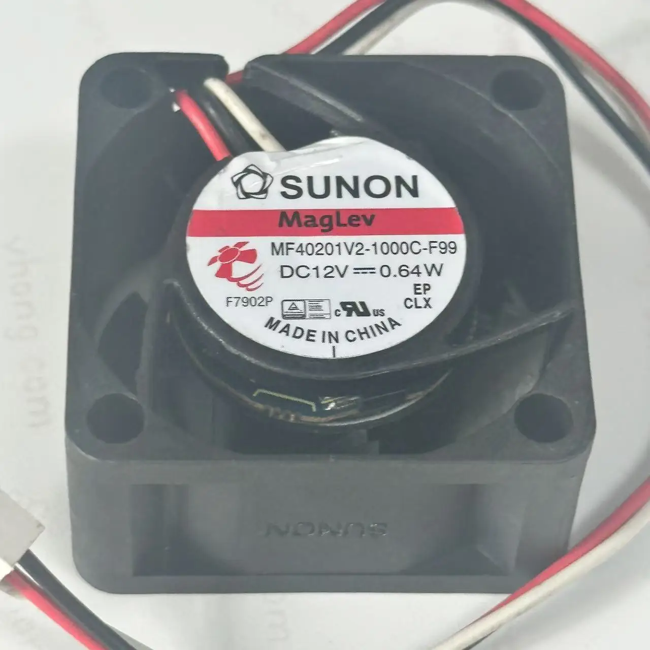 

SUNON MF40201V2-1000C-F99 DC 12V 0.64W 40x40x20mm 3-Wire Server Cooling Fan