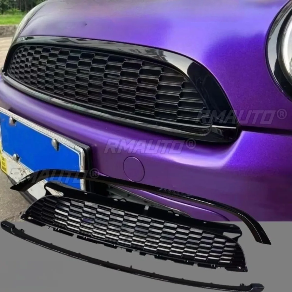 Car Bumper Grill De…