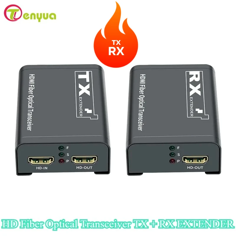 

3km HD Fiber Extender Transceiver Over SC Fiber Optical Cable 1080P HD Fiber Optical Extender Video Transmitter Receiver Kit