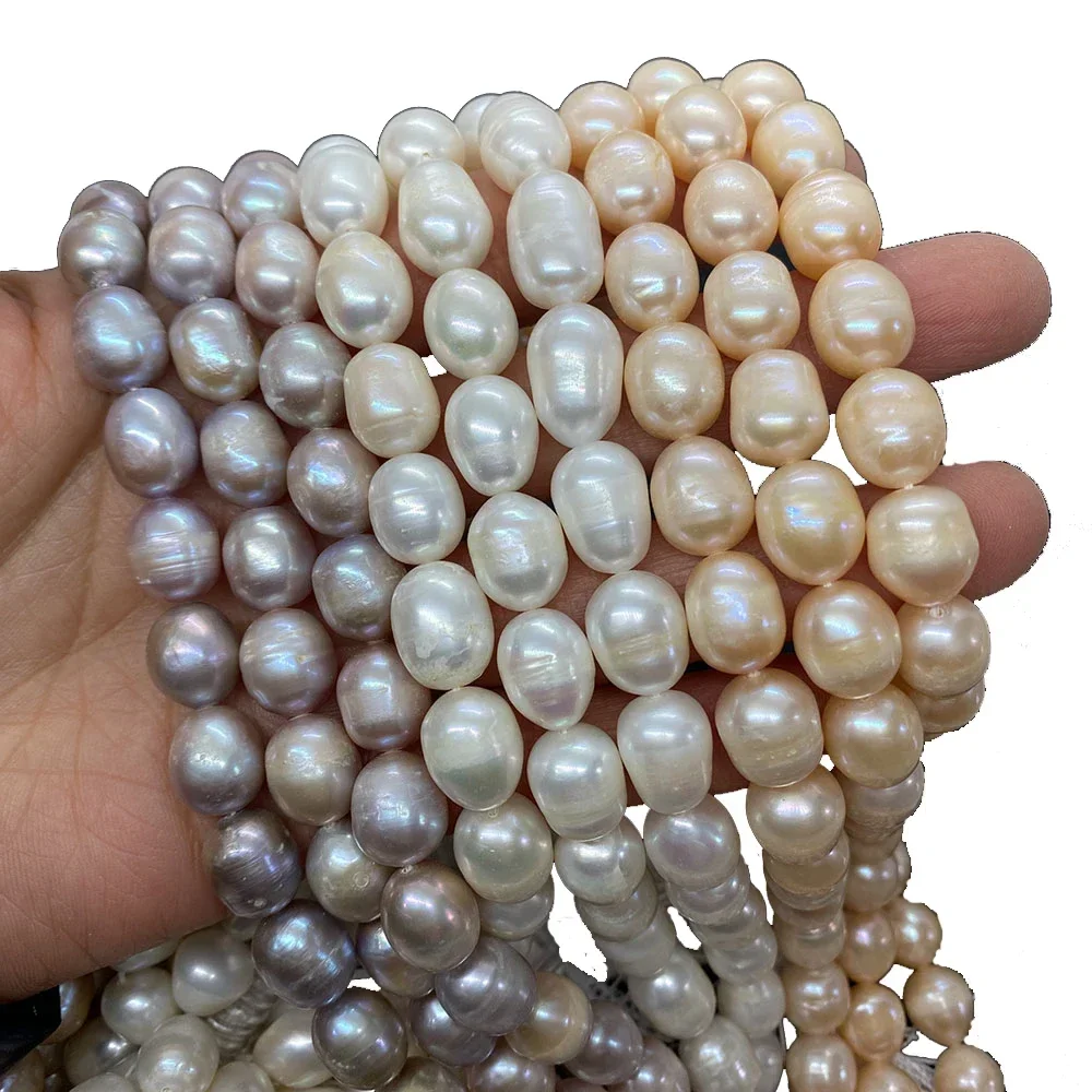 

Rice Shape Natural Freshwater Pearl Bead AA Grade Loose Spacer Beads for Jewelry Making DIY Necklace Earrings Small