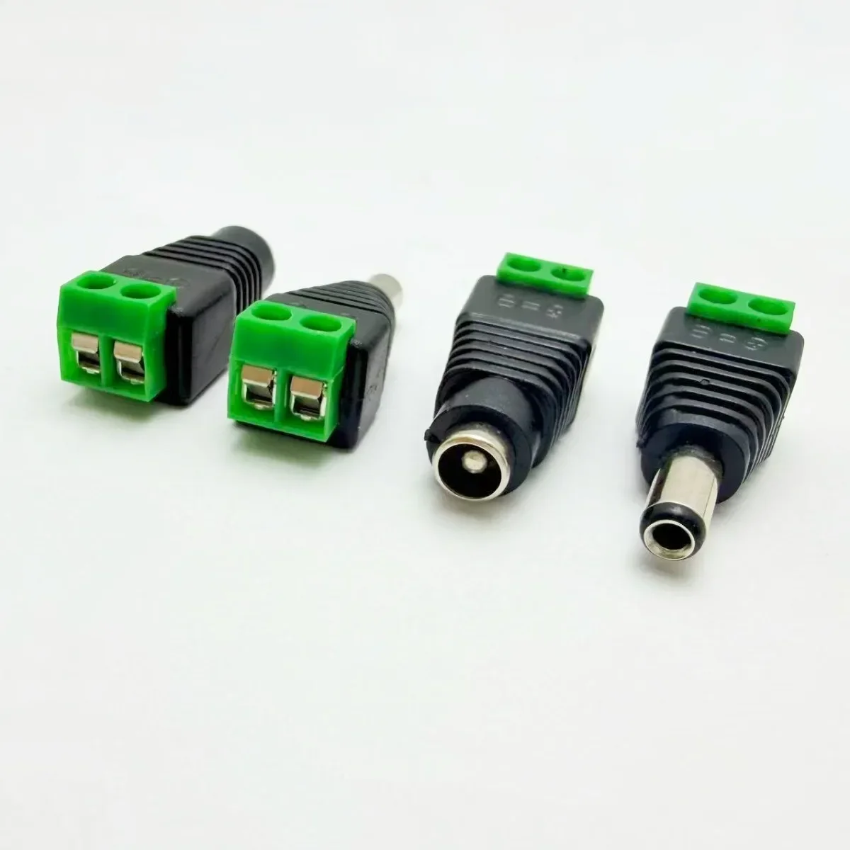 5 Paar DC 12V 5,5 x 2,1mm DC-Stromstecker-Adapterbuchsen für Signal-Farb-LED-Streifen, CCTV-Kamera – Detail 8