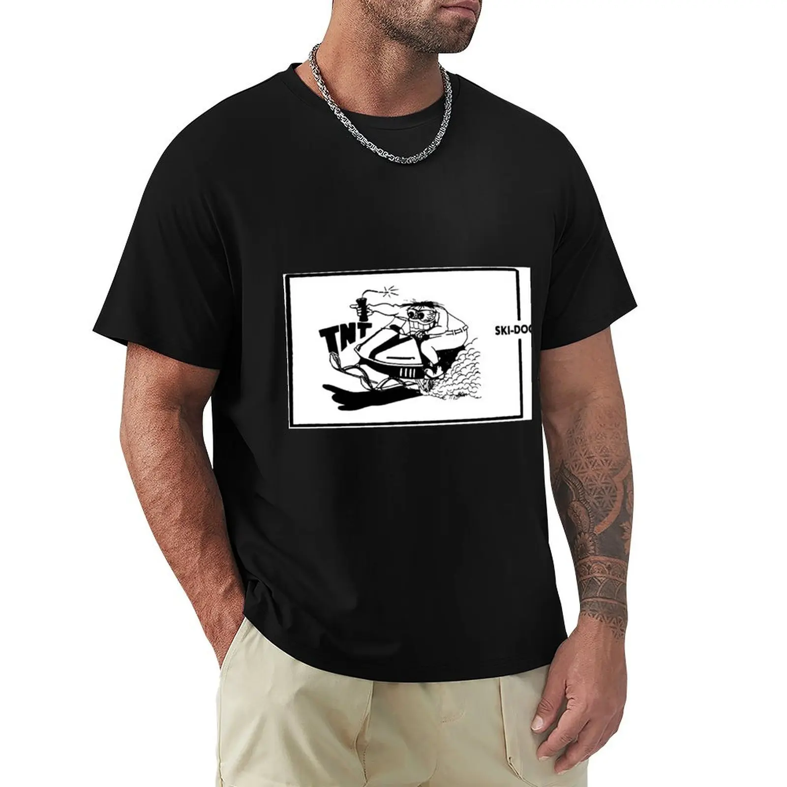 1972 Snowmobilers Race and Rally Ski-Doo TNT snowmobile poster T-Shirt Plus Size Comfort Fit Tee