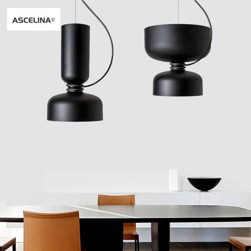 ferro moderno minimalista led pendant light preto branco cinza luminaria quarto sala de estar restaurantes bar luminarias luminarias 01