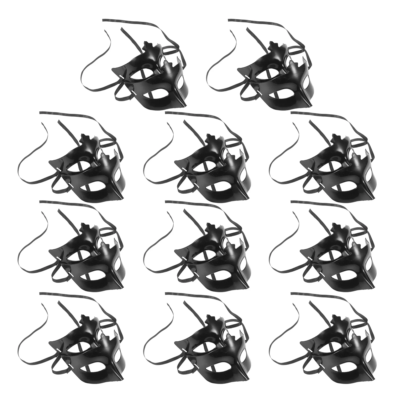 

20Pcs Halloween Mask Base Blank Half Face Plastic DIY Mask Base Paintable Craft Masquerade Cosplay Costume Party