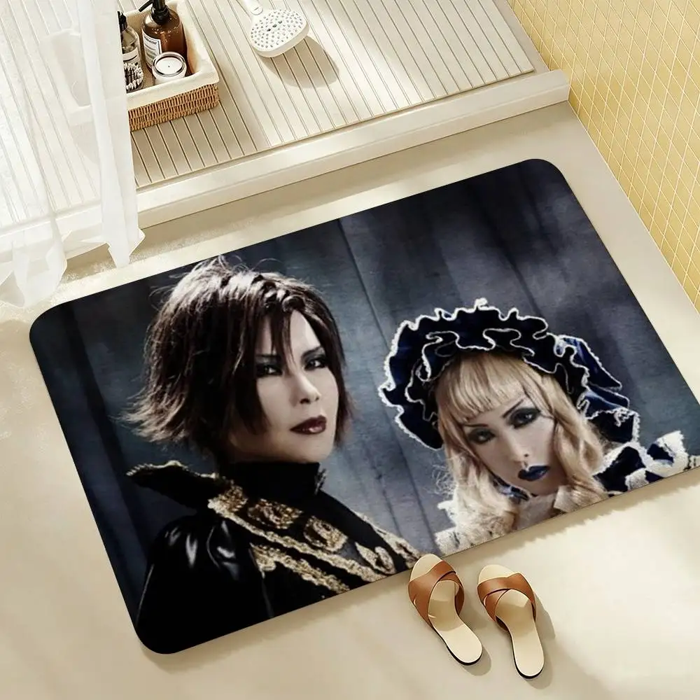 Mana Sama M-Malice Mizer Shower Room Absorbent Small Floor Mat Soft Comfortable Decorative Foot Mat