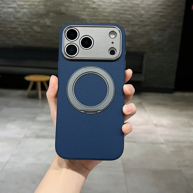 

Броня MagSafe с кнопкой Active Touch для камеры iPhone 17 17Pro Max 16 Pro, вращающийся на 360° кронштейн, беспроводная зарядка, матовая крышка