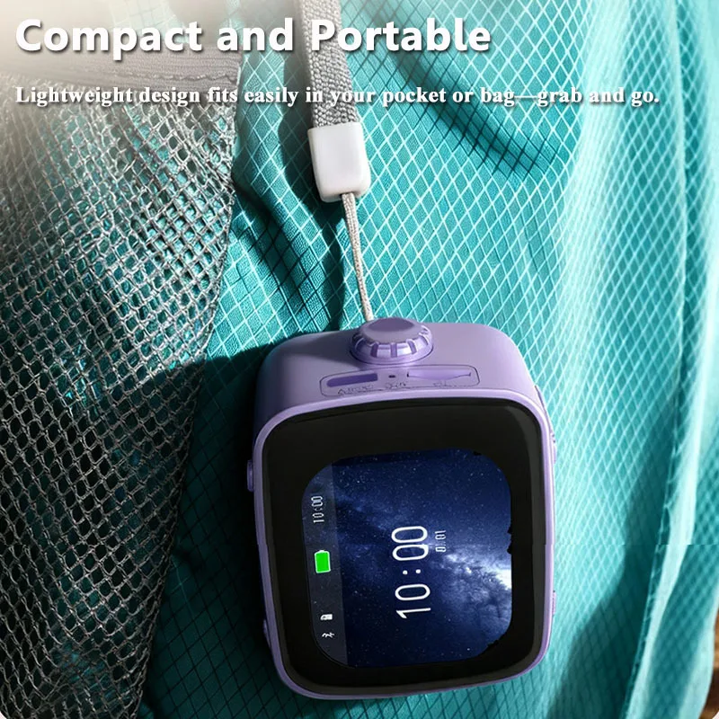 

2,01-дюймовый сенсорный экран, HIFI смарт-колонка с Bluetooth, дизайн в стиле телевизора, объемный звук, музыкальная колонка, будильник, музыкальный плеер, поддержка TF-карт, календарь