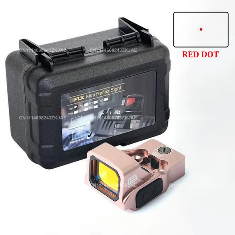 Eotech EFLX 3MOA Mini Reflex Red Dot Sight Rifle Scope Hunting R*R Footprint Pistol Handgun Optic Sight W/Picatinny Rail Mount image 3