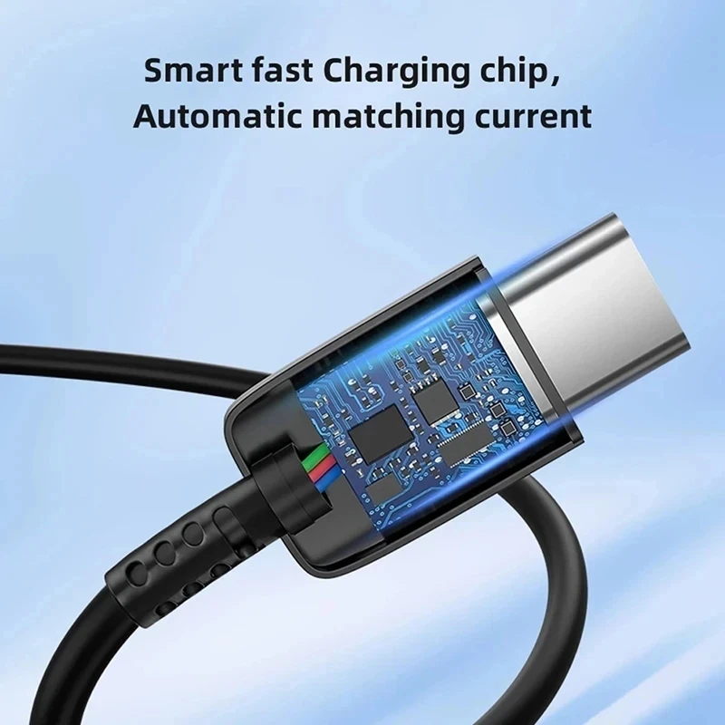 5A PD 45W Dual USB C Super Fast Charge Cable for Samsung S22 S23 S24 Plus Note 20 Ultra A53 A54 A55 Quick Charging Data Cable 2m