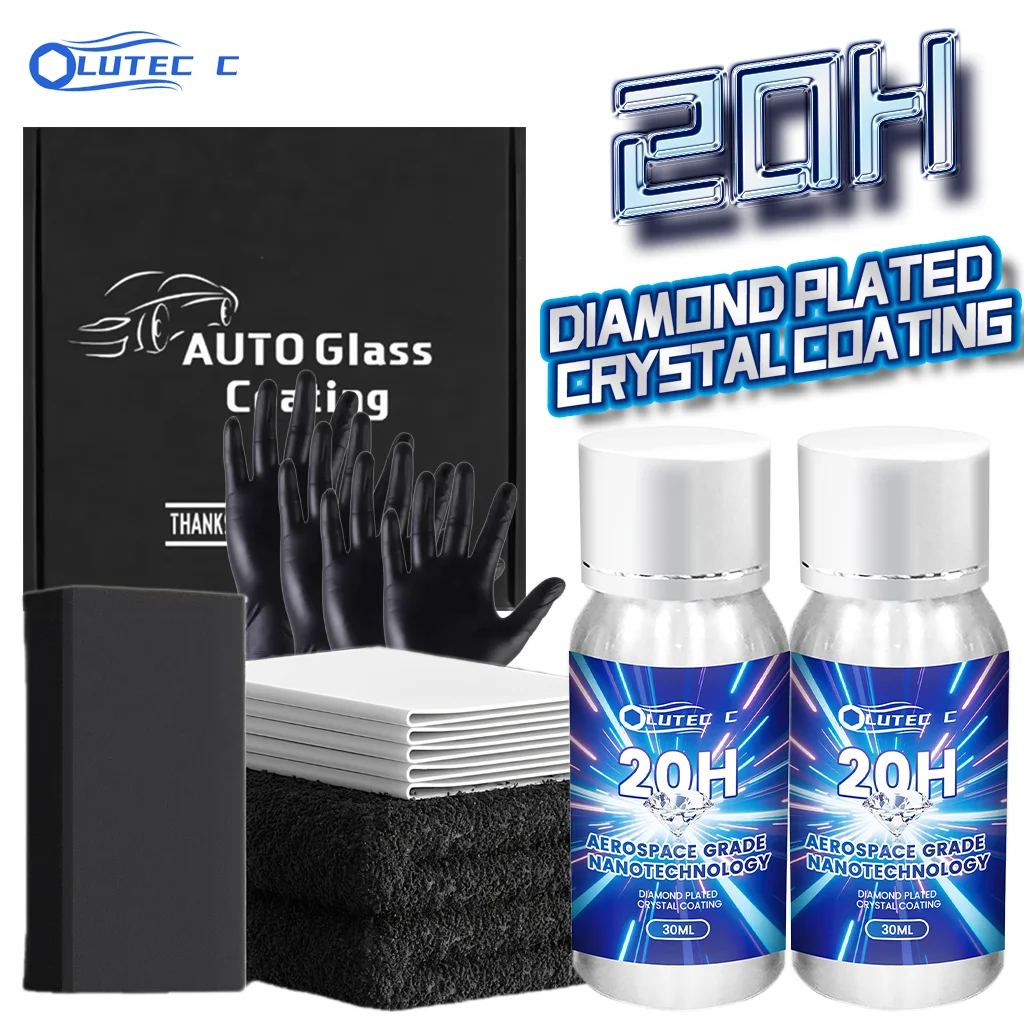 

Комплект из 2 керамических покрытий Nano 20H, 30 мл, полировщик автомобиля, средство для удаления царапин, автомобильный восковой лак, глубокий блеск, средства для чистки автомобиля