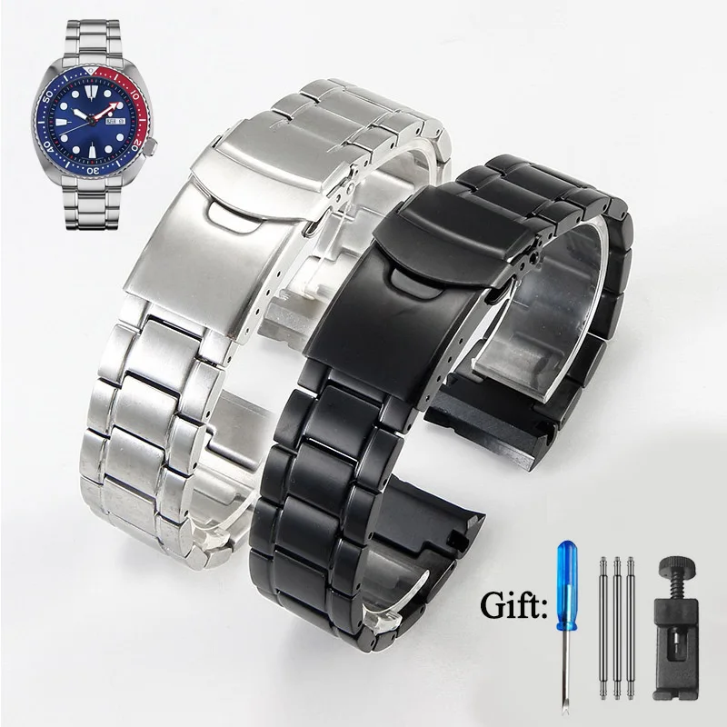 

Ремешок для часов Seiko PROSPEX abalone SRP773 SRP775 SRP777 SRPA21 из нержавеющей стали, 22 мм, браслет, аксессуары для часов