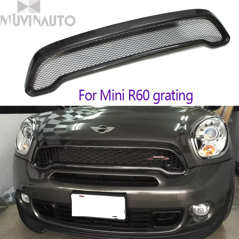 ForMini R60S grating For Mini COOPER R60S Carbon fiber grating R60S grill Carbon fiber air-inlet grille CHINA OPEN Watertanknet