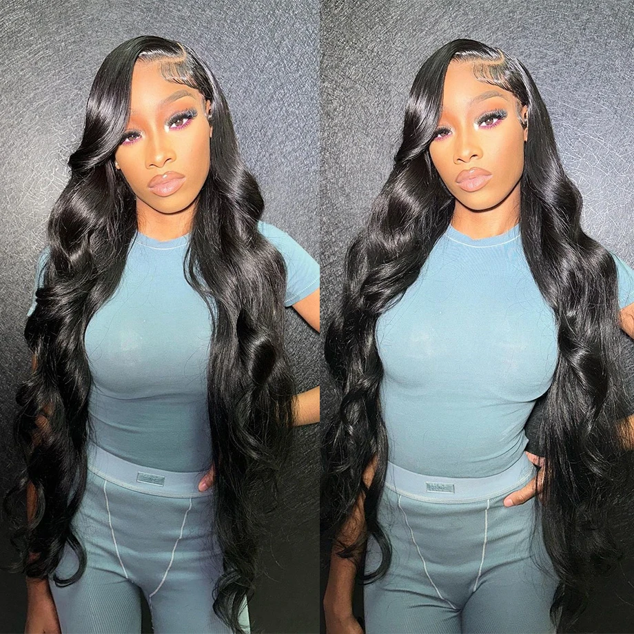 

HD Lace Frontal Wig 13x6 Lace Human Hair Wigs For Black Women 40 Inch Body Wave Lace Front Wigs Brazilian Hair Wig 180 Density