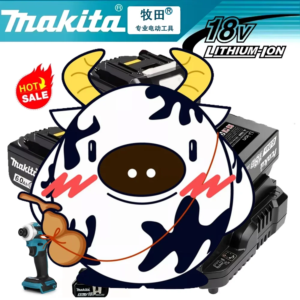 

Genuine Makita Li-ion Replacement Battery 18V Battery 6Ah BL1850B BL1850 BL1860B BL1860 BL1840B BL1830B BL1830 LXT-400 RU