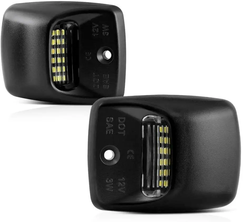 

2Pcs LED Car License Plate Lights Lamp Assembly Replacement For Toyota Tacoma 2005-2015 Tundra 2000-2013 Auto Parts Accessories