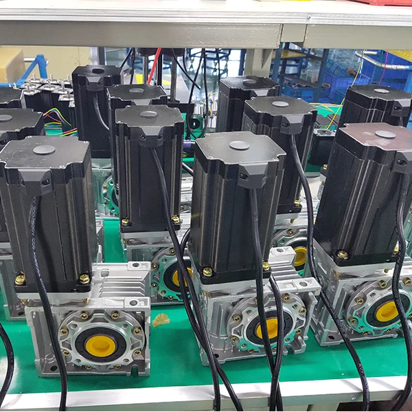 

Nema 23 Hybrid Worm Geared Stepper Motor with Worm Gearbox for Industrial CNC Machine