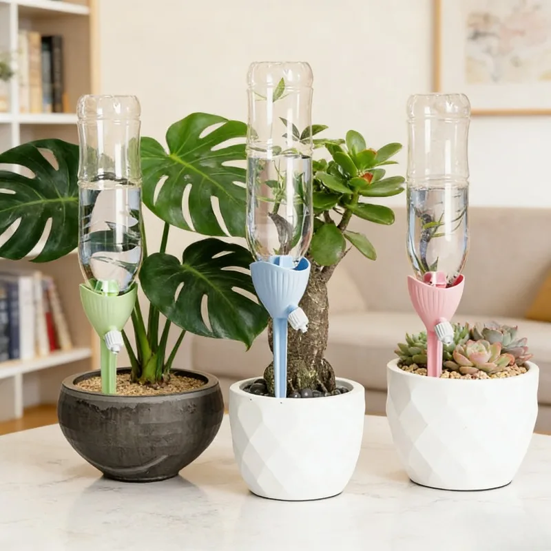 

Flower Automatic Watering Device Automatic Drip Irrigation System Adjustable Automatic Dropper Household Balcony Watering Device