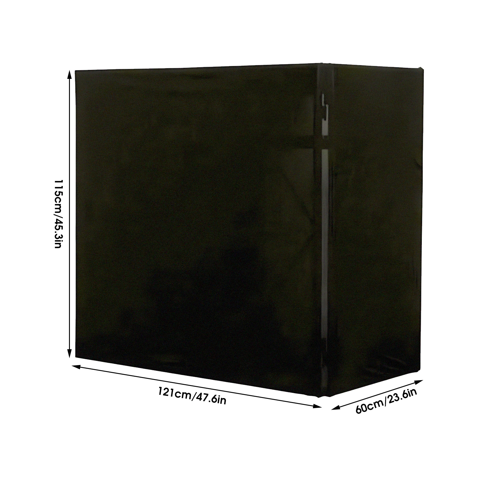 Portable DJ Facade Scrim – Heavy-Duty Oxford Cloth DJ Booth Cover, Protects Equipment From Dust & Sun, Conceals Setup & Tracklist, Lightweight 2.65 Lbs with Secure Straps, for Concerts & Festivals