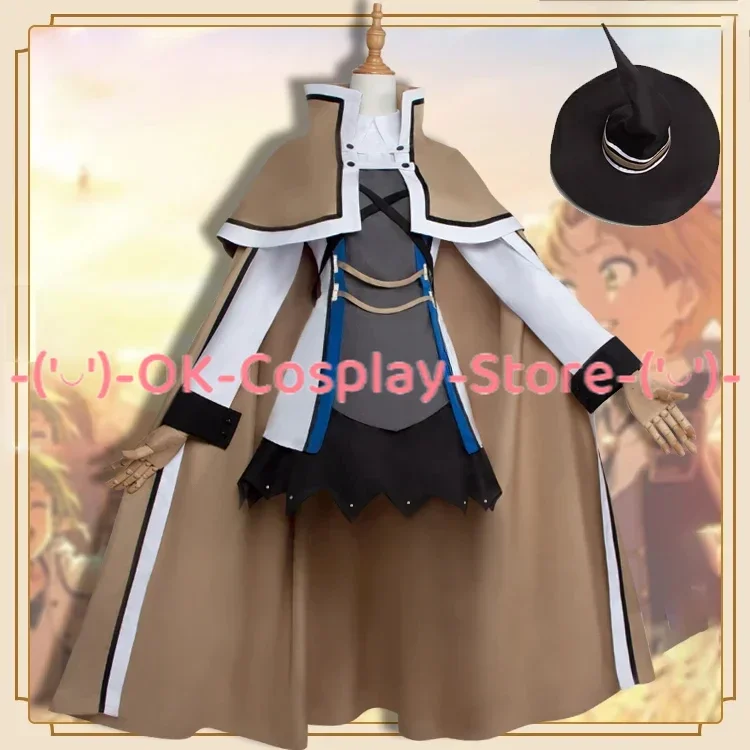 Mushoku Tensei: Jobless Reincarnation Cosplay Costume Roxy Migurdia Cloak Dress Suit Halloween Carnival Uniforms Custom Made