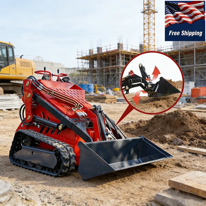 

Customized Mini Excavator Compact Track Tow Loader Small Engine Tow Loader Europe 5 CE EPA Certificate