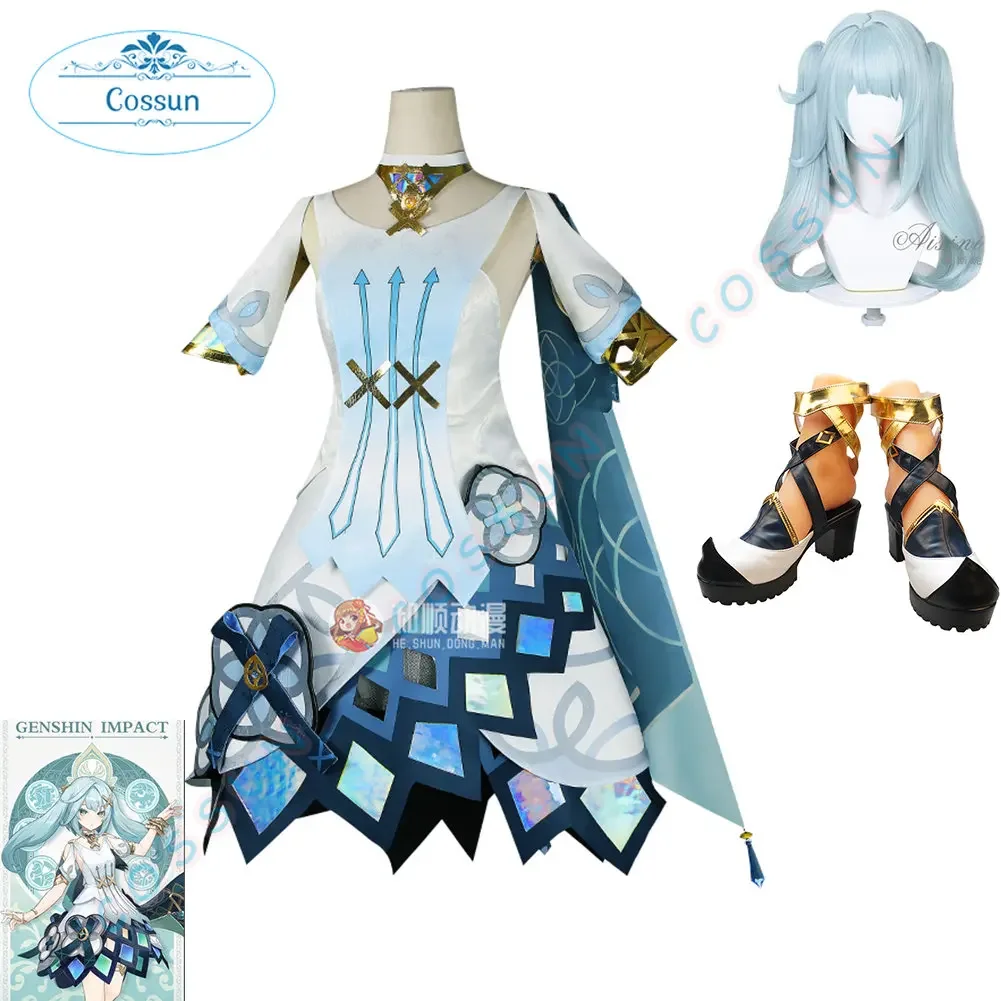 

Faruzan Cosplay Costume Suit Dress New Character Game Genshin Impact 3.3 Costume Full Set Faruzan Cosplay Wig Shoes