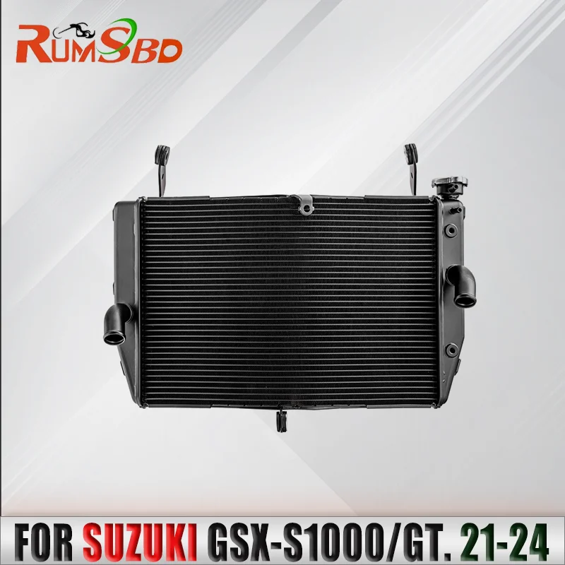 Aluminum Alloy Engine Radiator Cooling Cooler Water Tank Motorcycle For Suzuki  GSX-S1000/GT 2021 2022 2023 2024