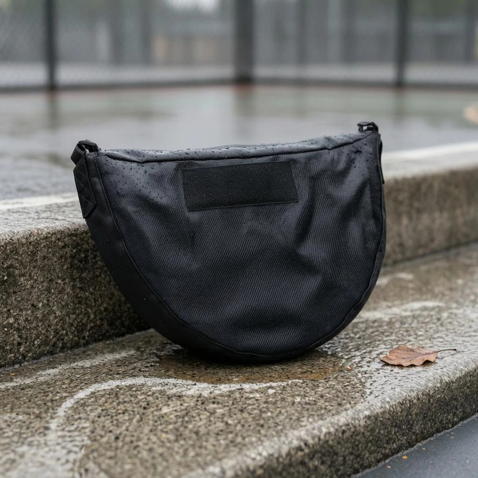 

Mesh Sports Shoulder Bag Black Trim Adjustable Strap Ball Bag