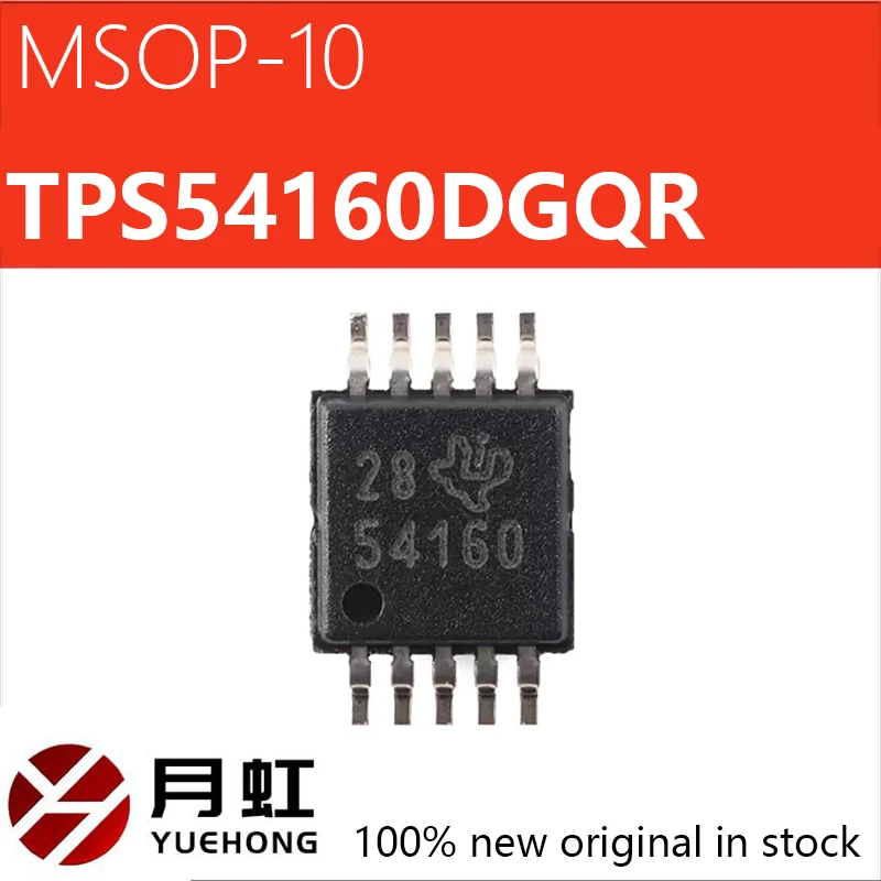 5/10/20pcs New original TPS54160 TPS54160DGQR silkscreen 54160 IC REG BUCK ADJ 1.5A 10MSOP Applicable arduino Fast delivery