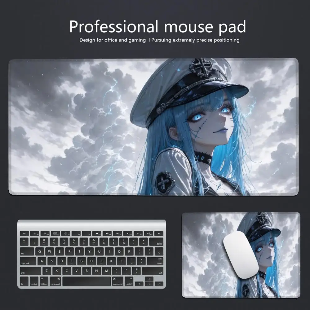 Esdeath Akame Ga Kill Gaming Mouse Pad Desk Mat for Gamers XXL 900x400mm 500x1000 Premium Mouse Pad
