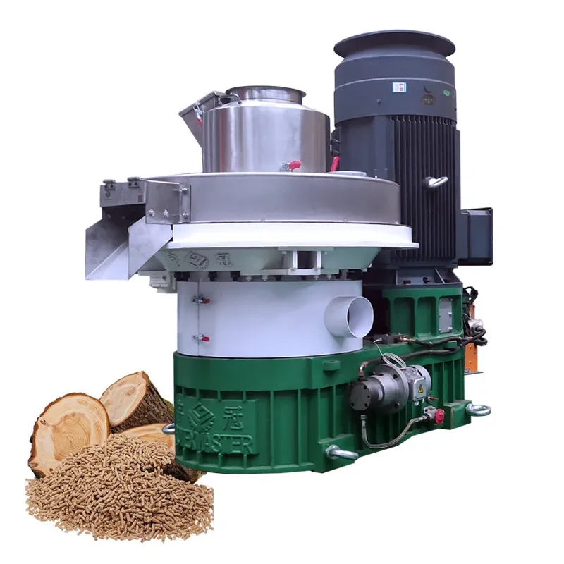 Hot Sale 132kw Ring Die Vertical Biomass Wood Pellet Machine Mill Ce Certificate Hot Sale Biomass Pellet Production Fuel