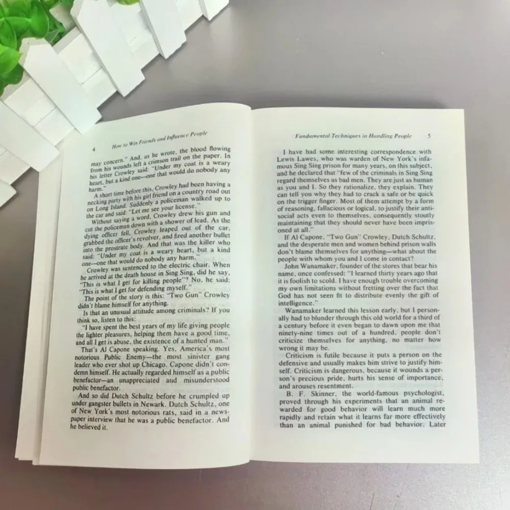 How To Win Friends & Influence People By Dale Carnegie Interpersonal Communication Skills Self-improvement Reading Book