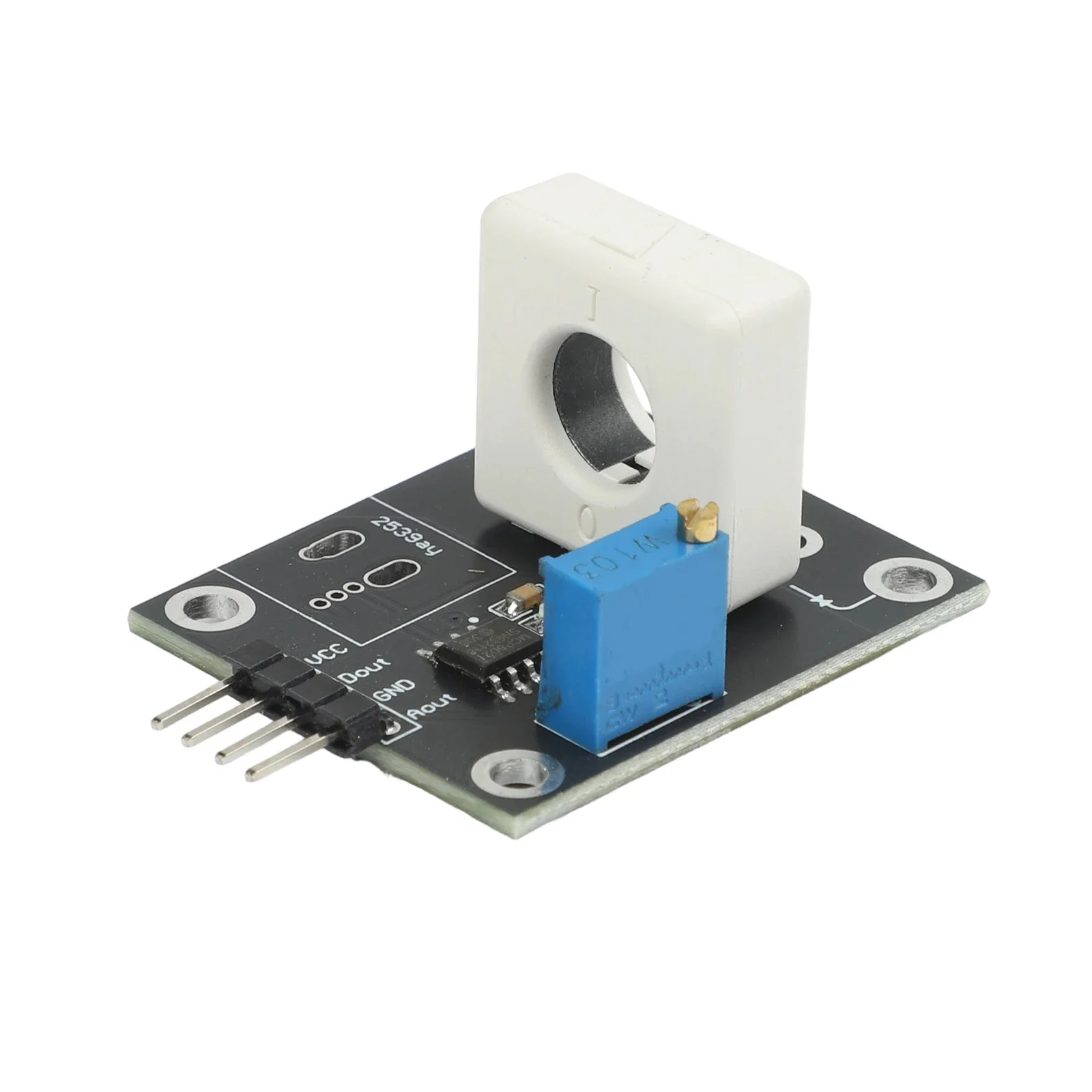 WCS1800 Hall Effect Current Sensor Module DC35A For Electrical Current Measurement With Analog And Digital Output Interfaces