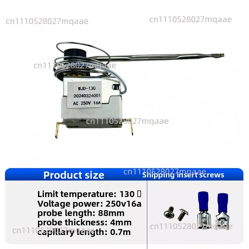 Suitable for electric fryer, electric oven, secondary heat protection, manual reset switch, thermostat
