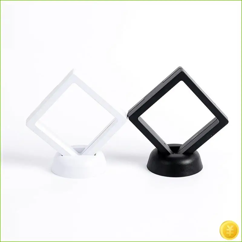 30 Pcs 3D Floating Coin Display Frame Stand Storage Boxes For Jewelry Ring Earrings Coin Medals Challenge Medal Holder A Durable