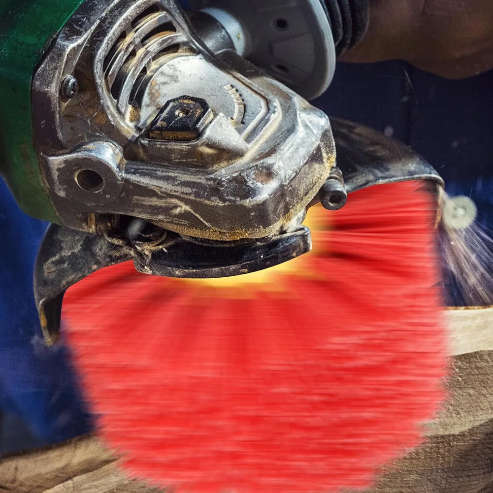 

Нейлоновая шлифовальная щетка, подходит для обработки древесины, атласная полировальная машина для мебели, адаптер для угловой шлифовальной машины по дереву