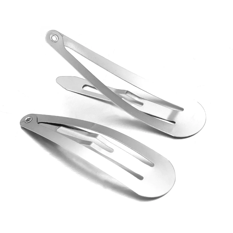 50 stks/partij Metalen Haar Clips 30/40/50/60/70/80mm Water Drop BB Haar Clips Haarspelden Haarspeldjes Voor DIY Mode Haaraccessoires