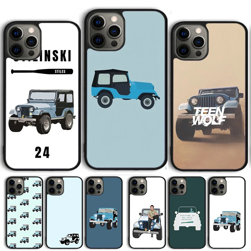 Teen wolf stiles stilinski caso de telefone do carro para iphone 17 ar 14 15 16 16e 13 12 max capa para apple 11 pro max plus