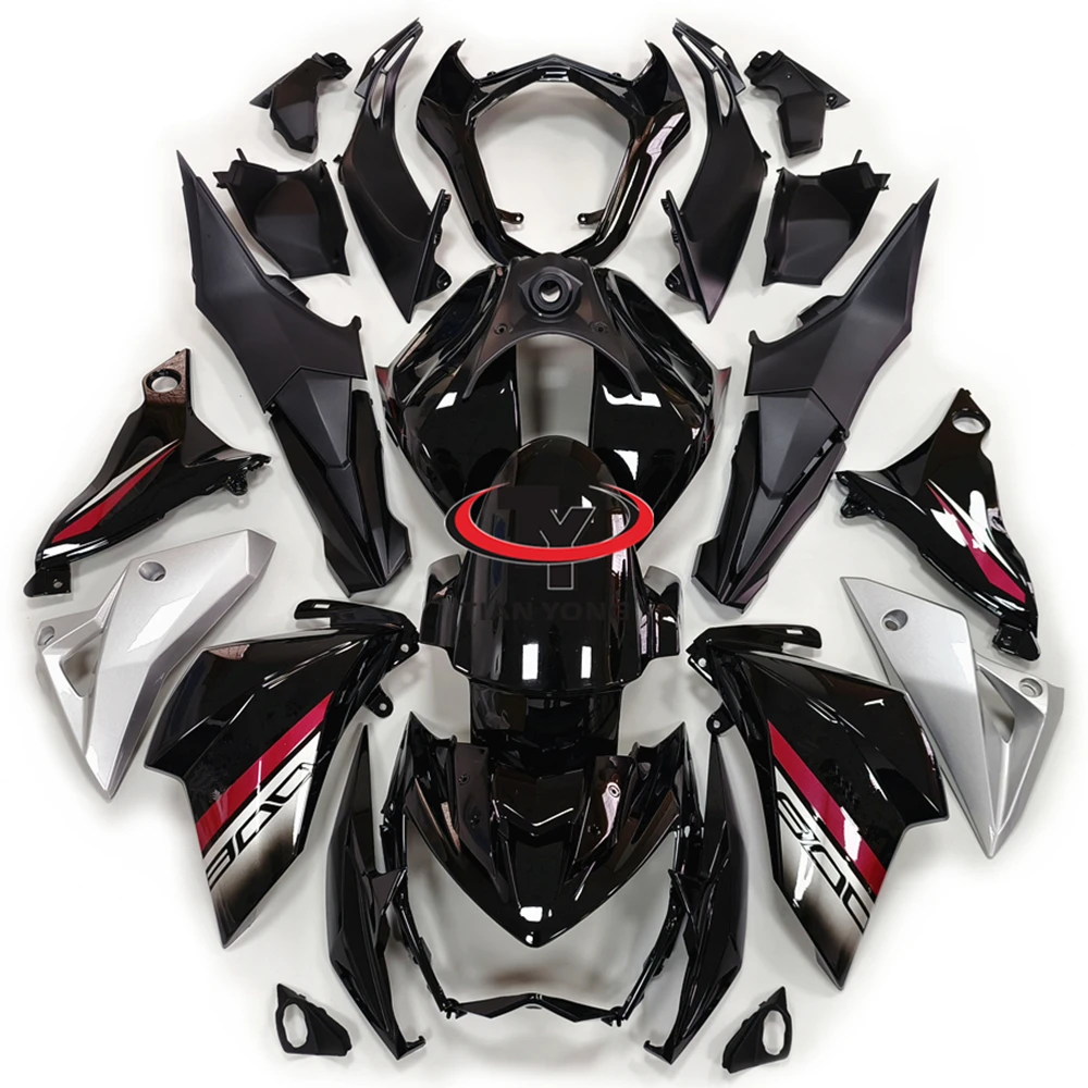 Injection Rose red and black floral lines Motorcycle For Z800 2013 2014 2015 2016 Full Fairing Kit Bodywork Cowling