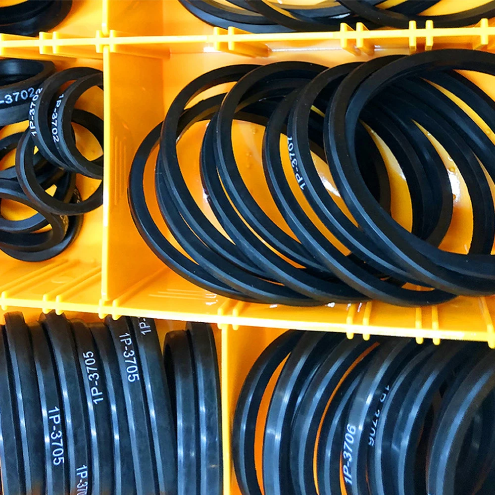 Premium Nitrile 90 Print D-Ring Kit 4C-4784 Hydraulic Fitting Seals for Excavator Repair Parts