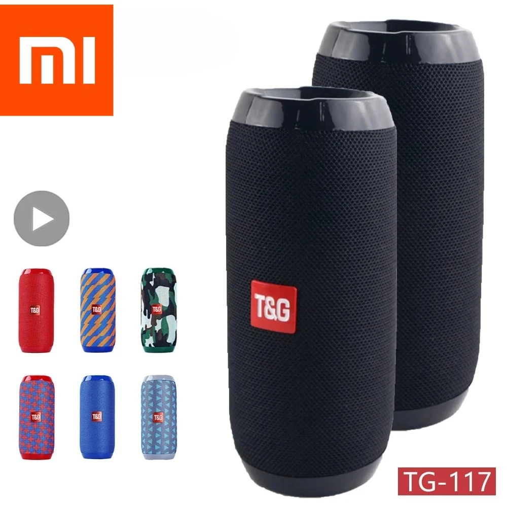 Портативный беспроводной Bluetooth-динамик Xiaomi Blutooth, музыкальный звук для Caixa Som Blootooth, сабвуфер, радио, FM, бас-система громкой связи