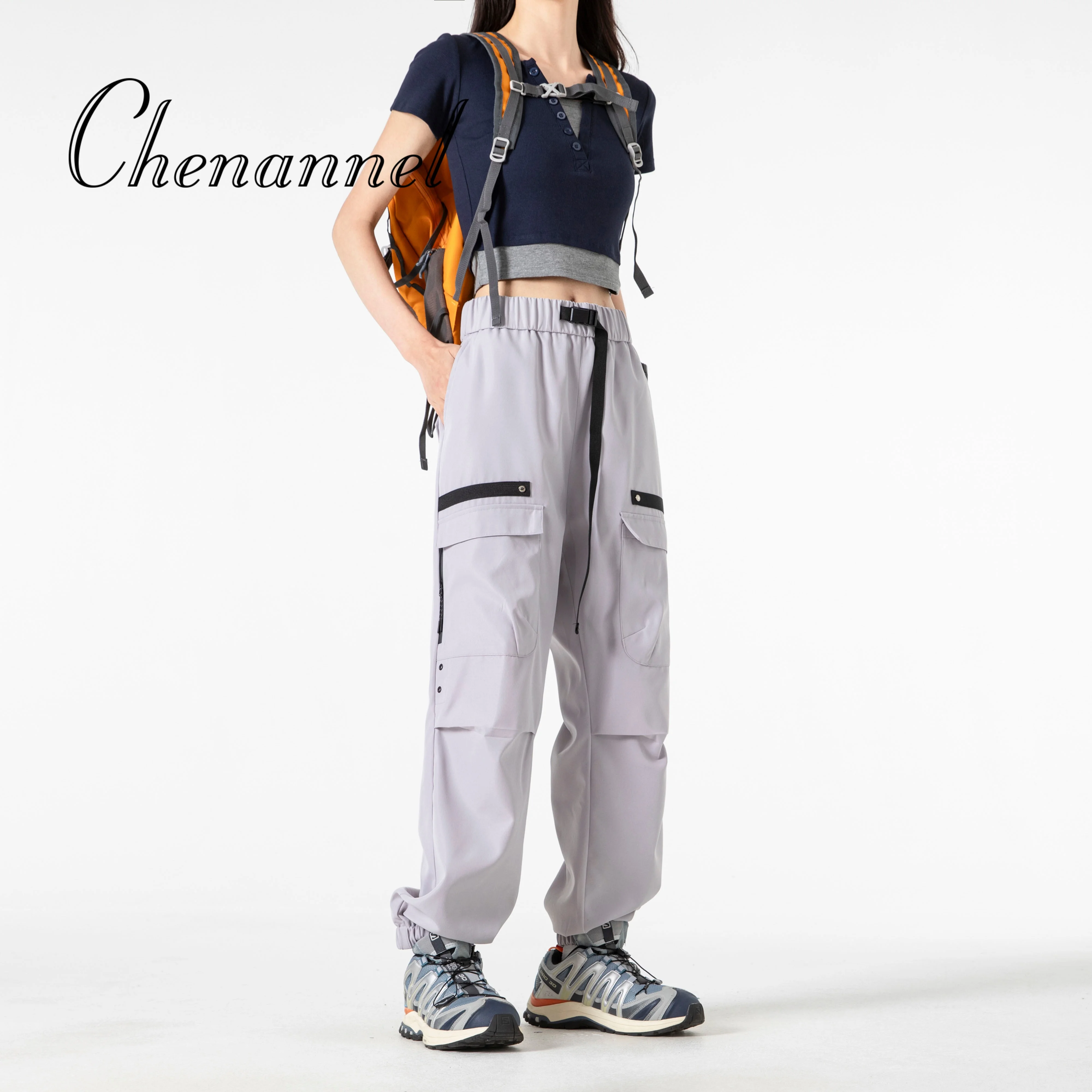 

Men's spring and autumn new style outdoor American retro workwear straight leg casual pants