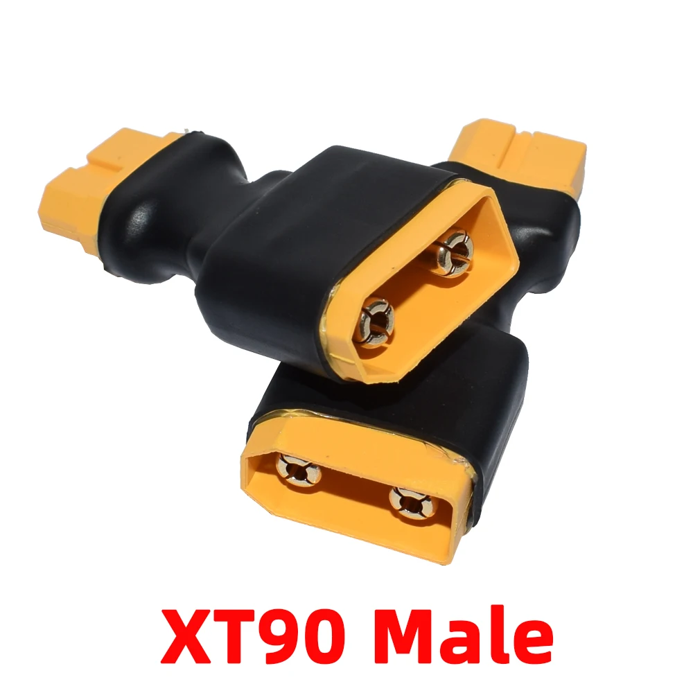 Amass XT90 TO XT60  XT-90 Male XT90  Female to XT60 XT-60 Connector Adapter XT60 to XT90 Connector Converter 2Pcs