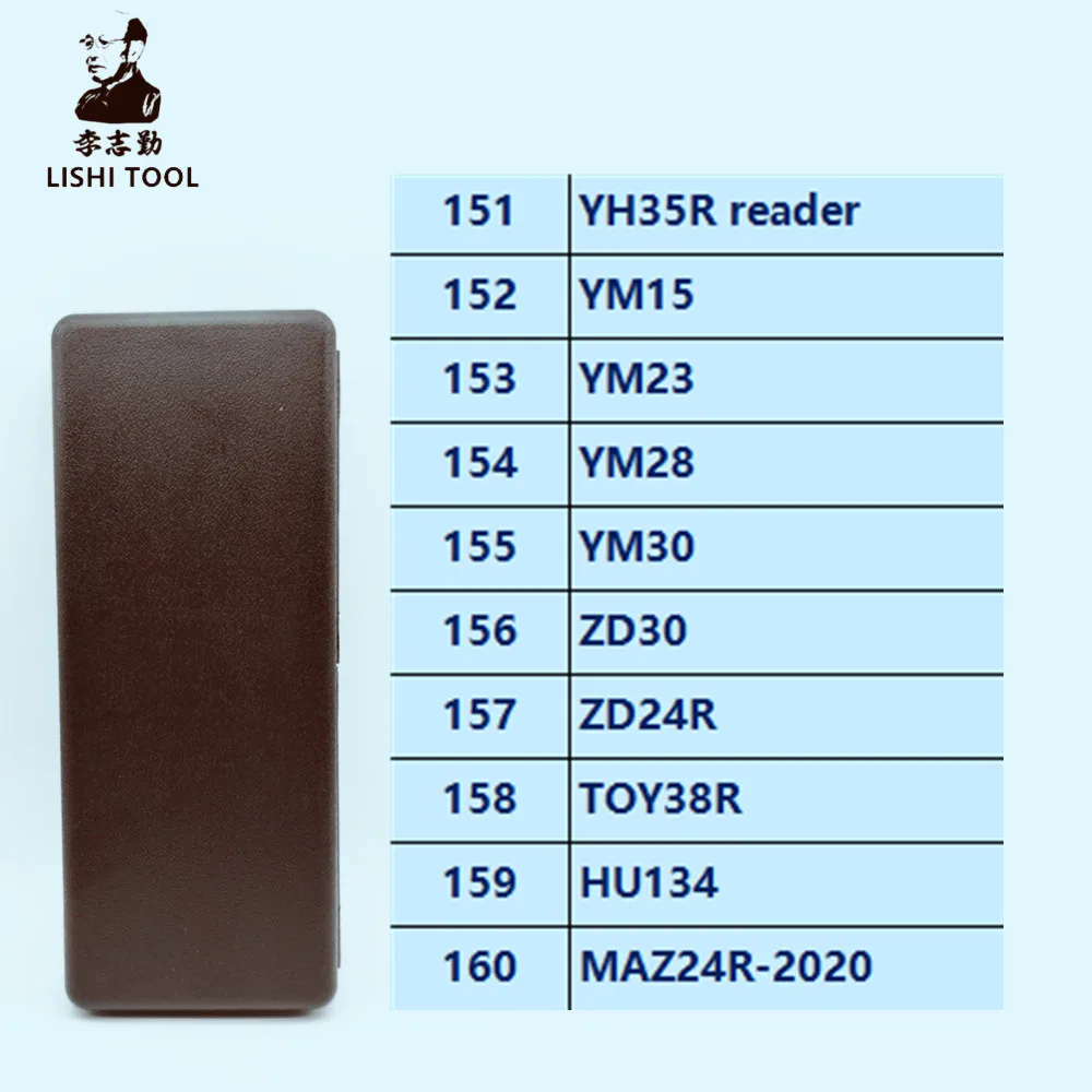 151#-160# Lishi tool YH35R READER YM15 YM23 YM28 YM30 ZD30 ZD24R TOY38R HU134 MAZ24R-2020