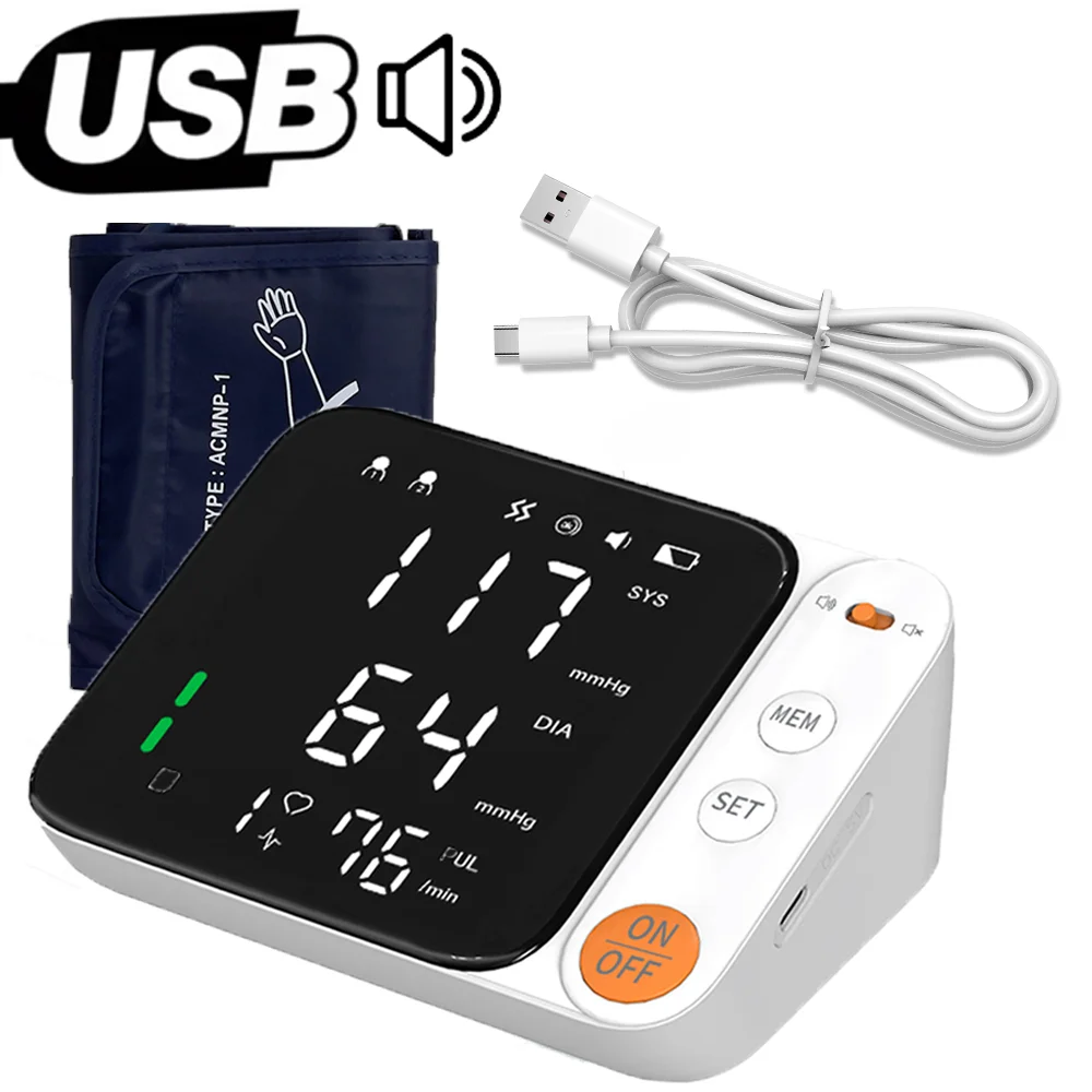 Monitor Digital de Presión Arterial y Pulso para Brazo 🩺