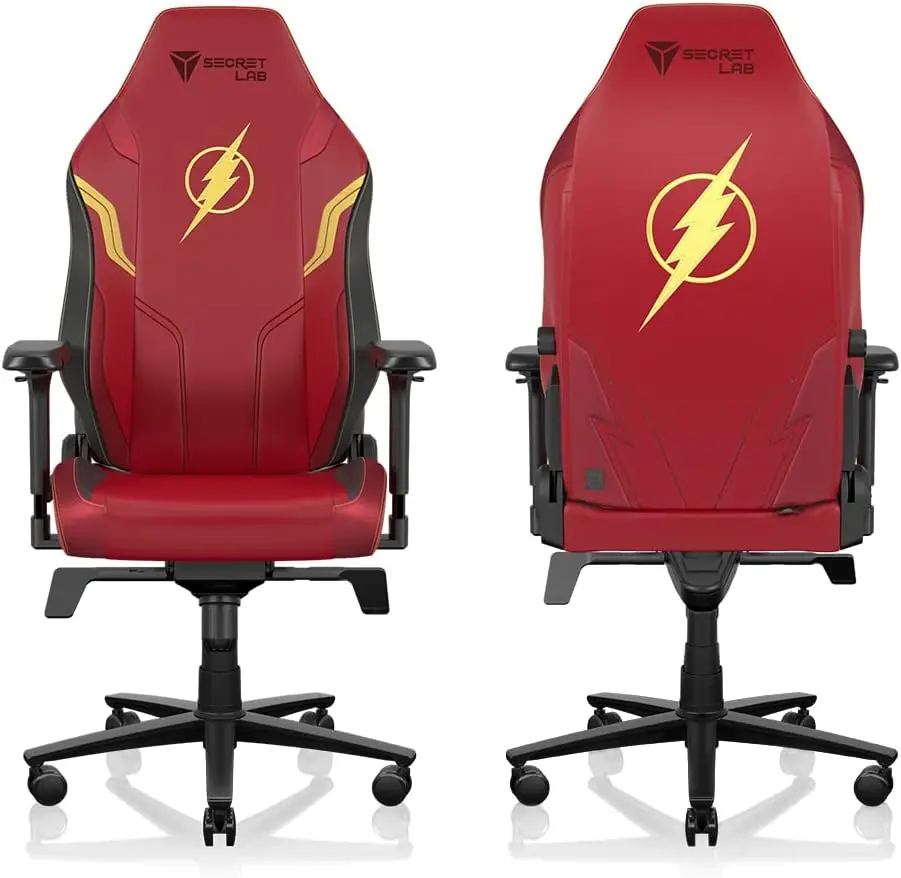 Titan Evo Flash Gaming Chair - Reclining - Ergonomic & Comfortable Computer Chair with 4D Armrests - Magnetic Head Pillow &