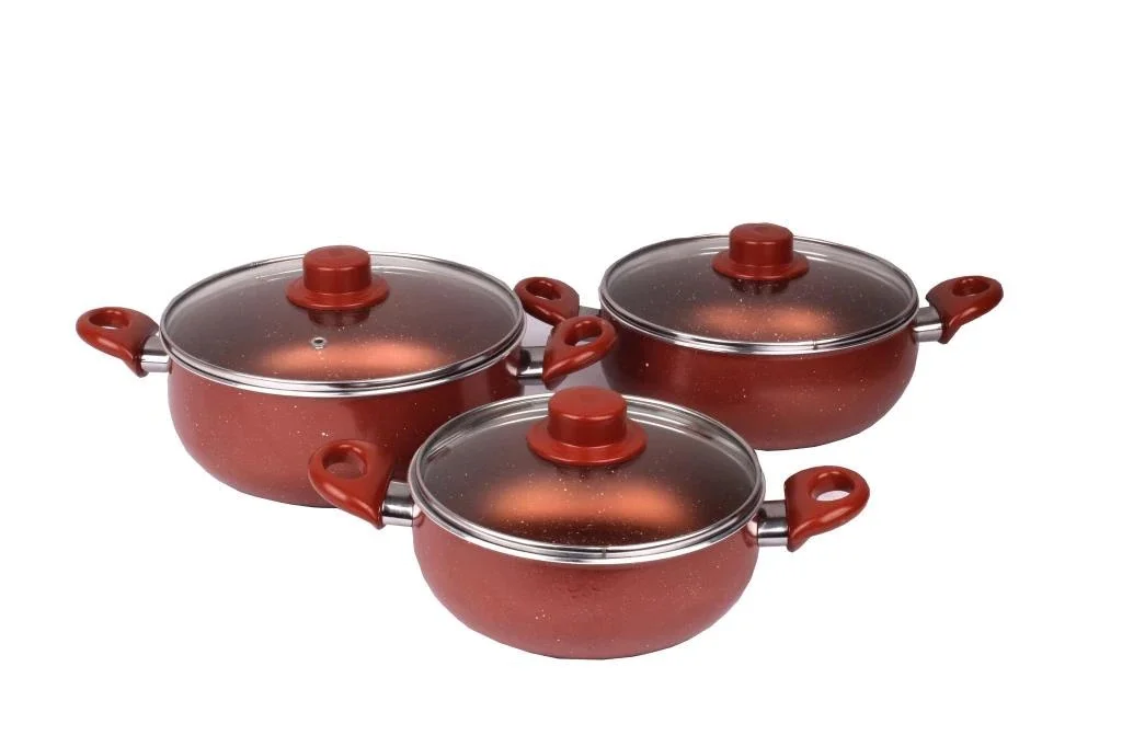 Pot pan set new model Self-Confidence Bay 6 Piece Cookware Set