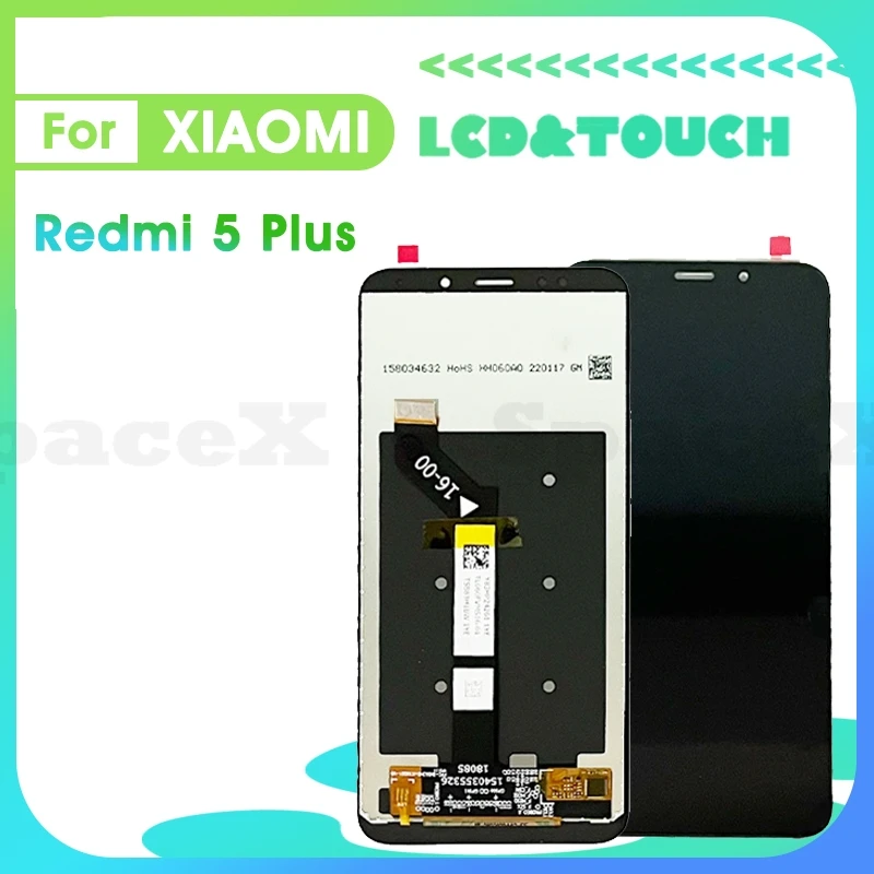 

Redmi5Plus 5.99"Tested For Xiaomi Redmi 5Plus LCD Display Touch Digitizer Assembly Replacement Parts Screen Redmi 5 Plus lcd