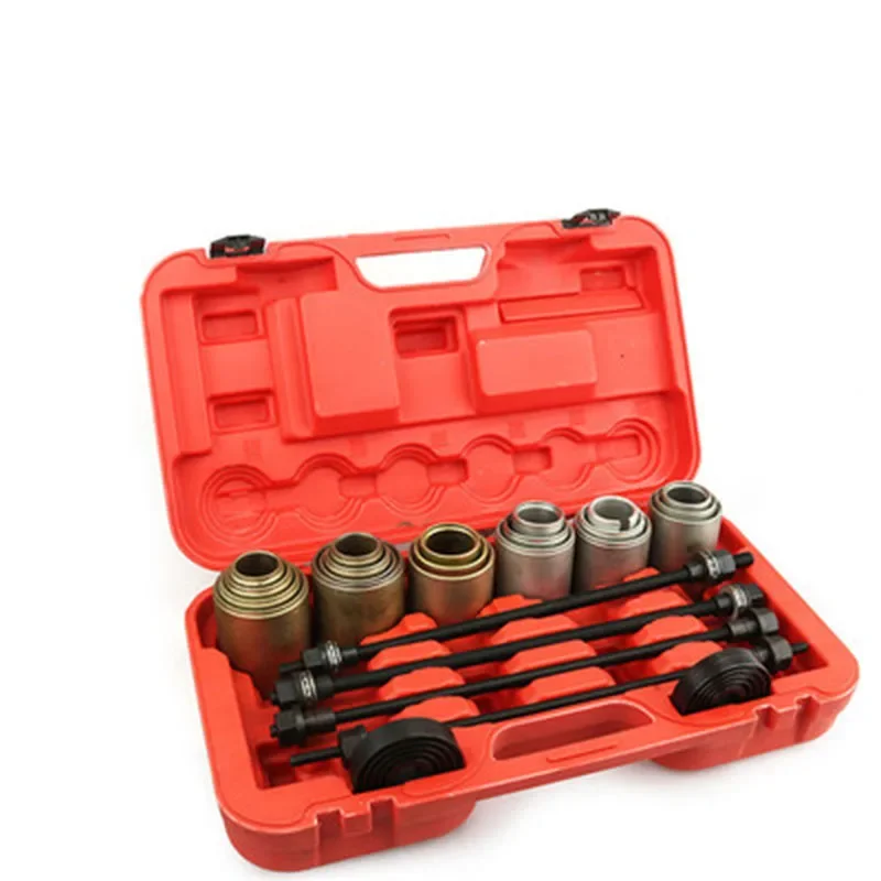 Useful 26Pcs Universal Press and Pull Sleeve Tool Kit Bush Bearing Remover Set Auto Repair Tool