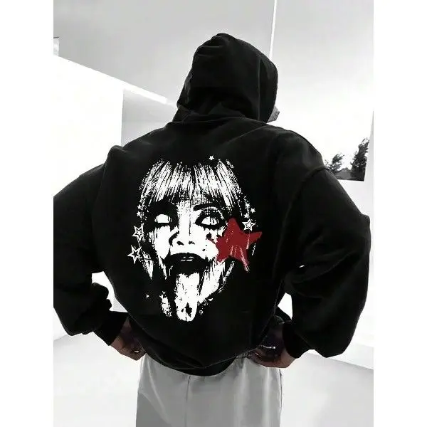 

New Men's Faionable Breathable Cotton Sweatirt 220g Slim Fit Youthful Printed T-irt Comfortable Daily Wear Nine Sve