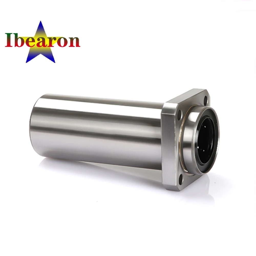 

1PCS LMKP12LUU LMKP13LUU Double-Wide-Pilot Type Square Flange Linear Motion Ball Bearing Seals On Both Side Resin Retainer